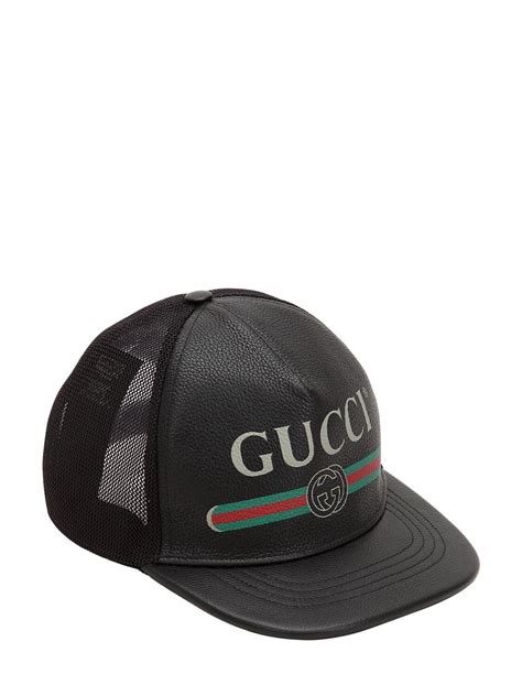 gucci hat gucci logo|Gucci caps for men.